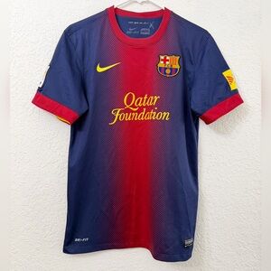 Authentic Nike Kit FC Barcelona 2012 2013 Home Jersey Shirt Soccer Football - S